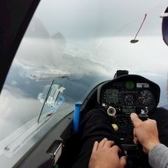 Flugwegposition um 13:55:51: Aufgenommen in der Nähe von Garmisch-Partenkirchen, Deutschland in 2701 Meter